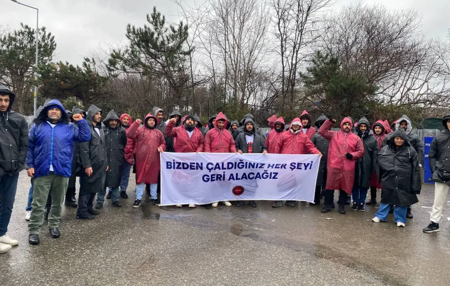 Migros işçilerine şirketin ortağı Özilhan’ın evinin önünde gözaltı
