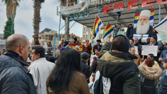 Süveyda halkından saldırı altındaki Kuzey ve Doğu Suriye’ye destek