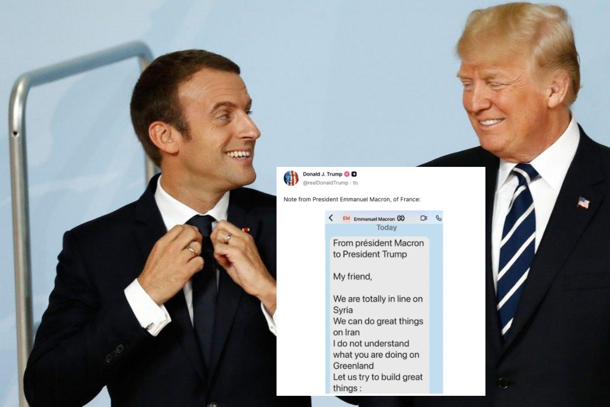Trump, Macron’un özel mesajını paylaştı: ‘Suriye’de tamamen aynı çizgideyiz’