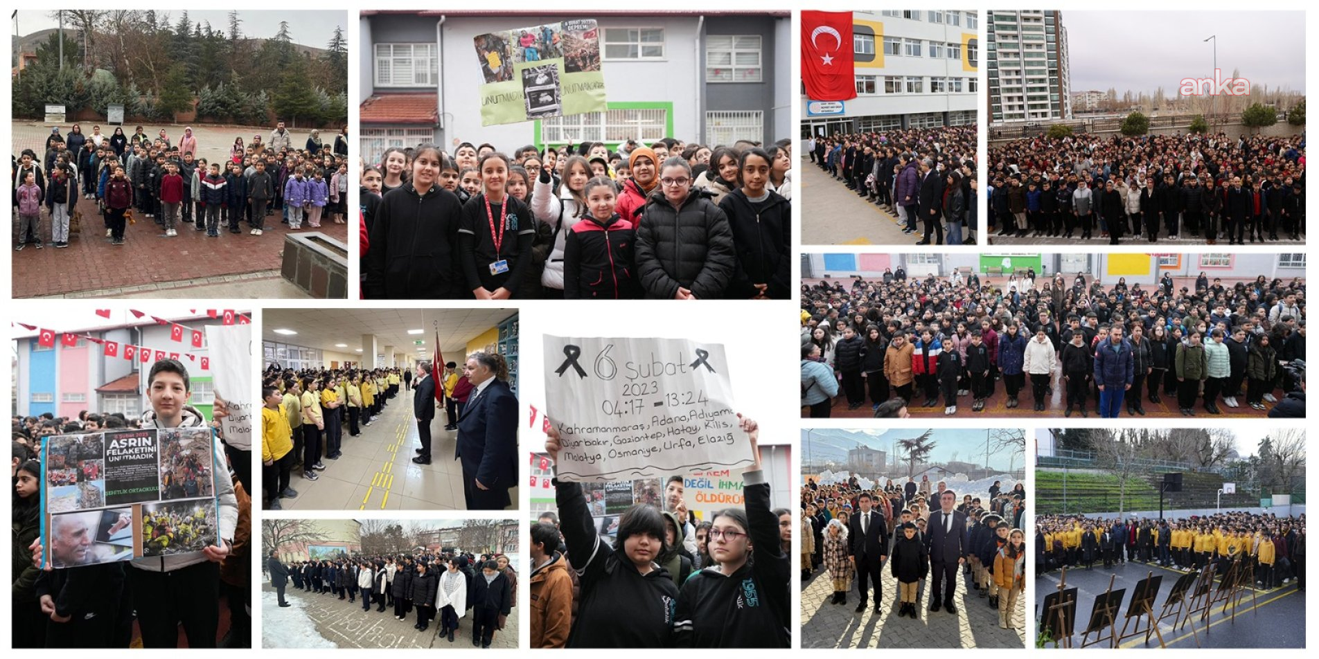 Tüm okullarda 6 Şubat anması
