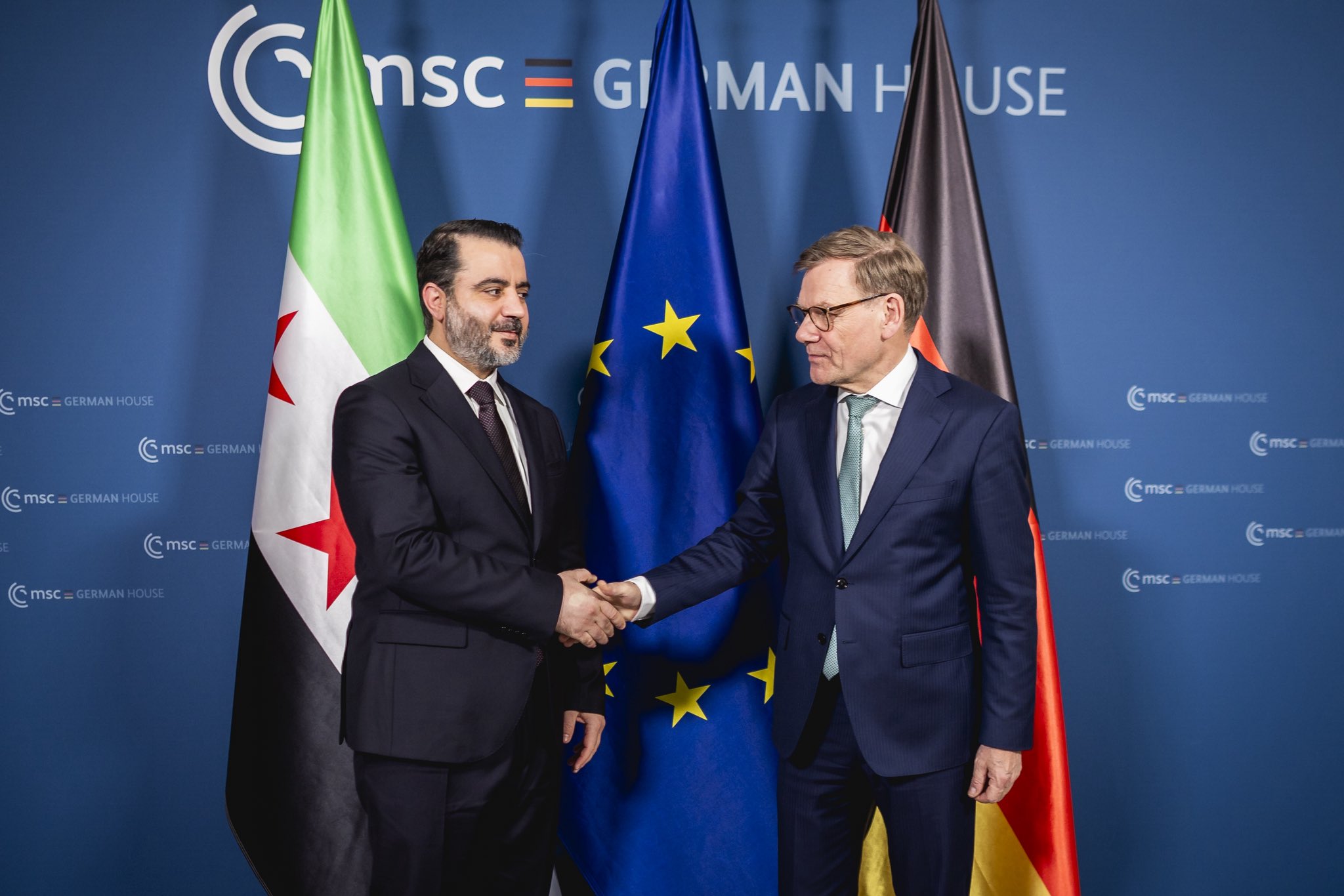 Münih’te Suriye mesaisi: Almanya’dan Şam-SDG anlaşmasına destek