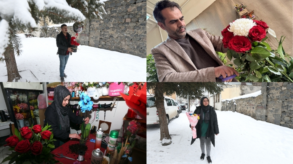 14 Şubat’ın emekçileri: Kars ve Ardahan’da -40 derecede çiçek mesaisi