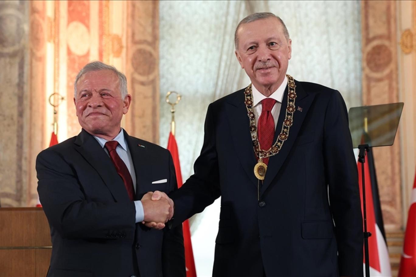 Cumhurbaşkanı Erdoğan: Ürdün Kralı Abdullah ile iki ülke dostluğunu güçlendirecek kararlar aldık