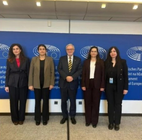 Kuzeydoğu Suriye heyetinden Avrupa Parlamentosu’nda diplomasi trafiği