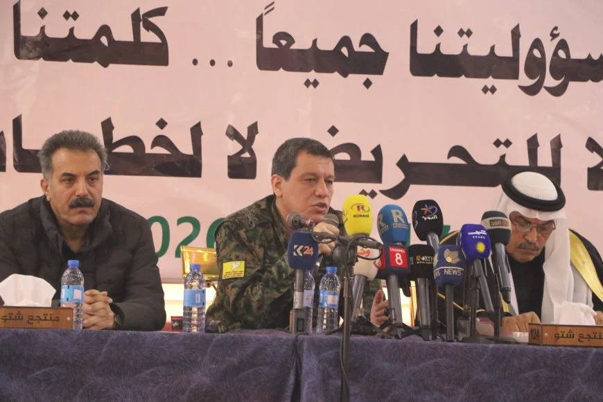 Mazlum Abdi, Haseke’de kanaat önderleriyle bir araya geldi: ‘Barış ortak sorumluluğumuzdur’