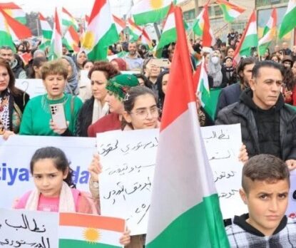 Kamışlo’da Kobani buluşması: Kuşatma kaldırılsın çağrısı, Barzani’ye teşekkür