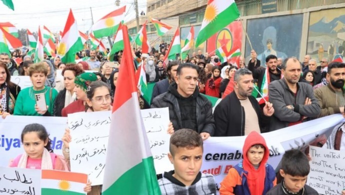 Kamışlo’da Kobani buluşması: Kuşatma kaldırılsın çağrısı, Barzani’ye teşekkür