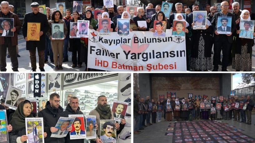 Kayıp yakınları üç kentte adalet istedi