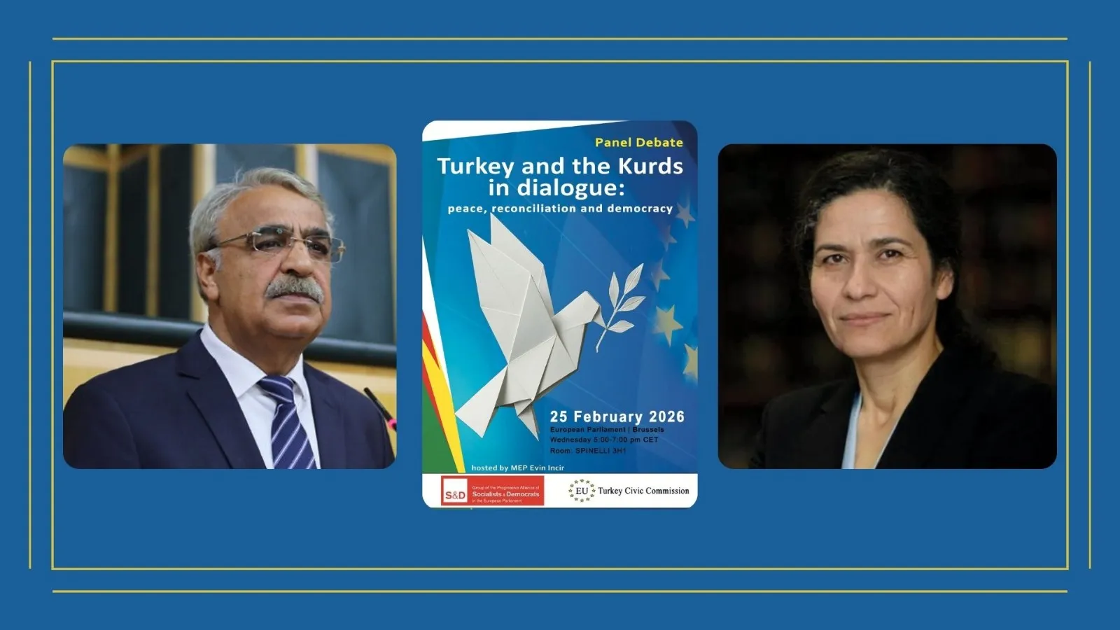Avrupa Parlamentosu’nda ‘Türkiye ve Kürtler diyalogda’ toplantısı