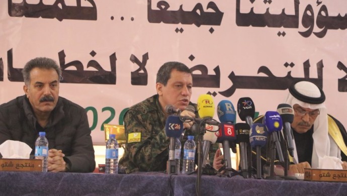 Mazlum Abdi: Kürt bölgelerinin özgünlüklerinin korunmasında mutabakata vardık