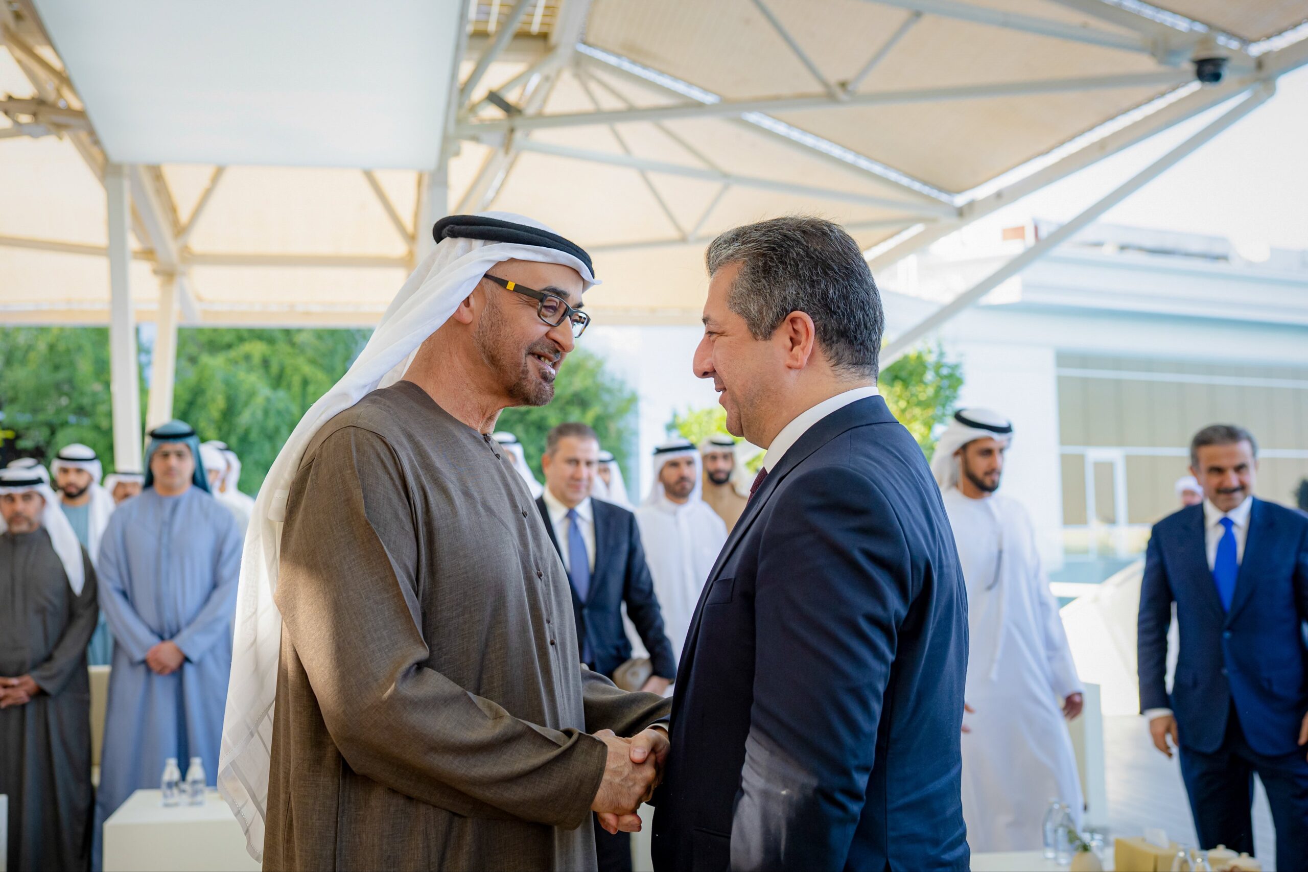 Mesrur Barzani, BAE Devlet Başkanı ile görüştü