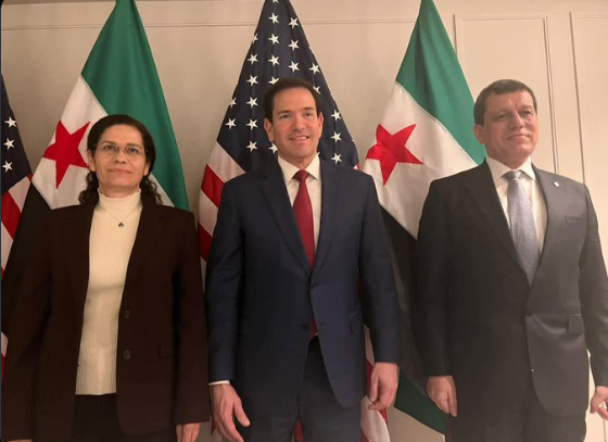 İlham Ahmed ve Mazlum Abdi Münih’te Rubio ve Şeybani ile bir araya geldi