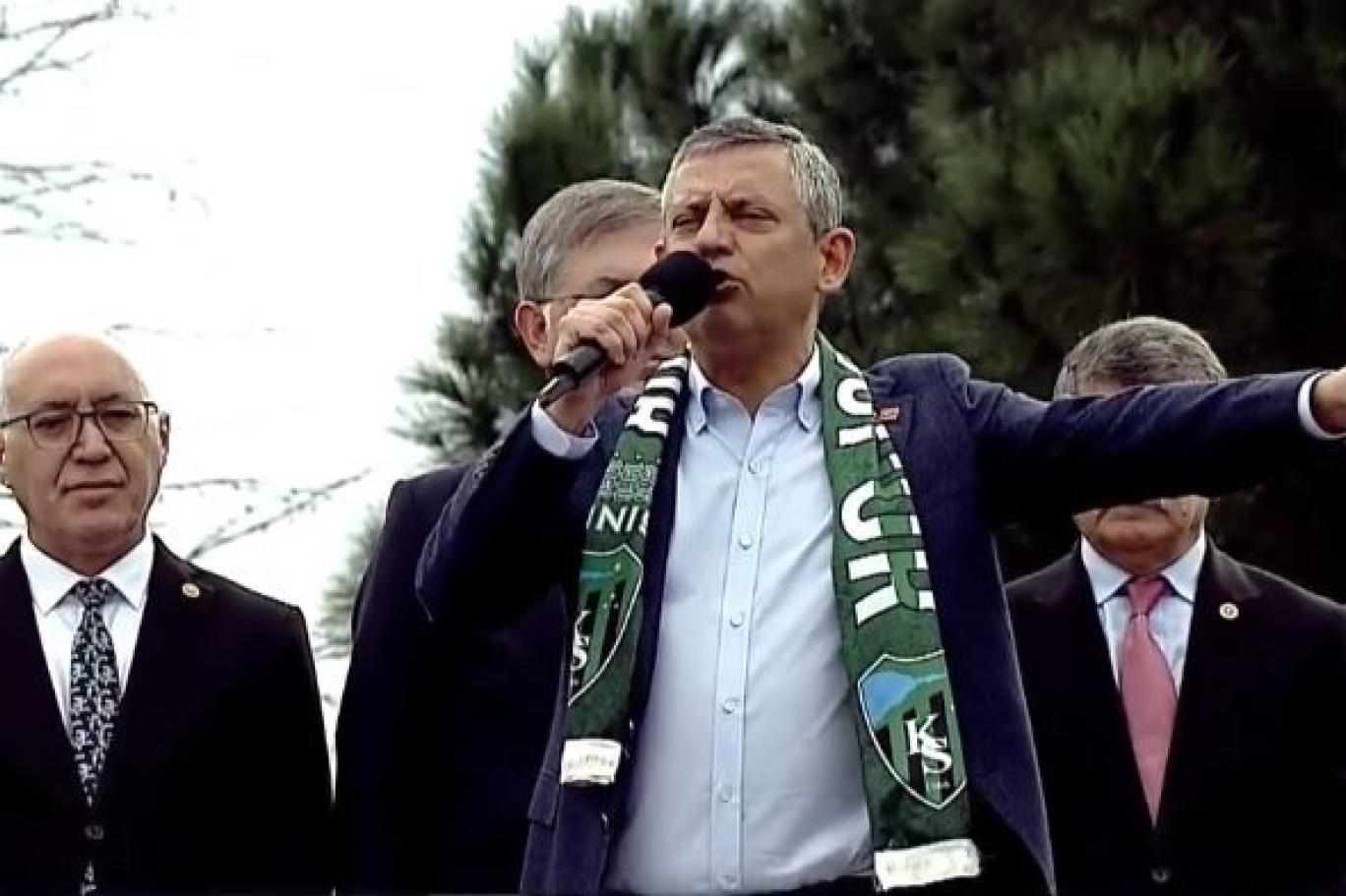 CHP Genel Başkanı Özel: Sandık gelecek, AK Parti’nin kara düzeni bitecek