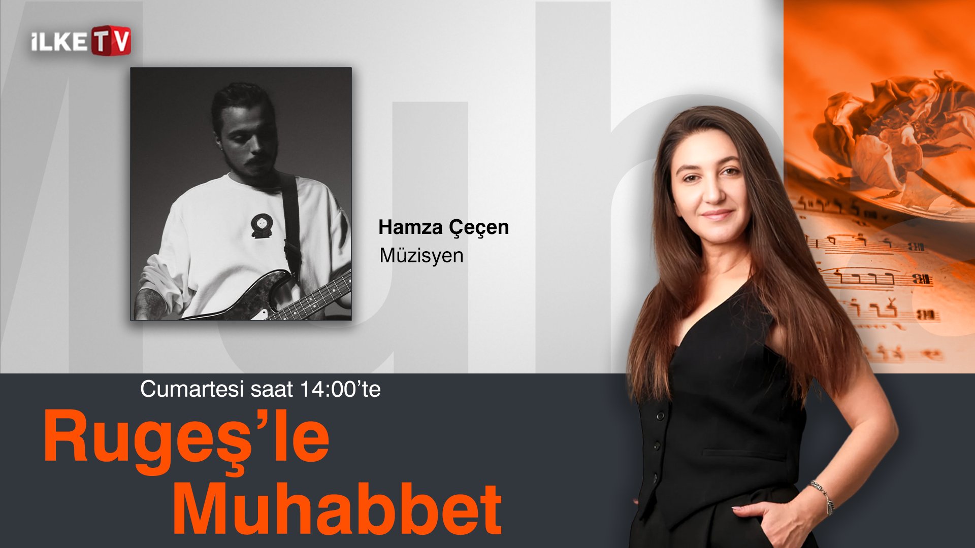 Rugeş’le Muhabbet’in bu haftaki konuğu Müzisyen Hamza Çeçen