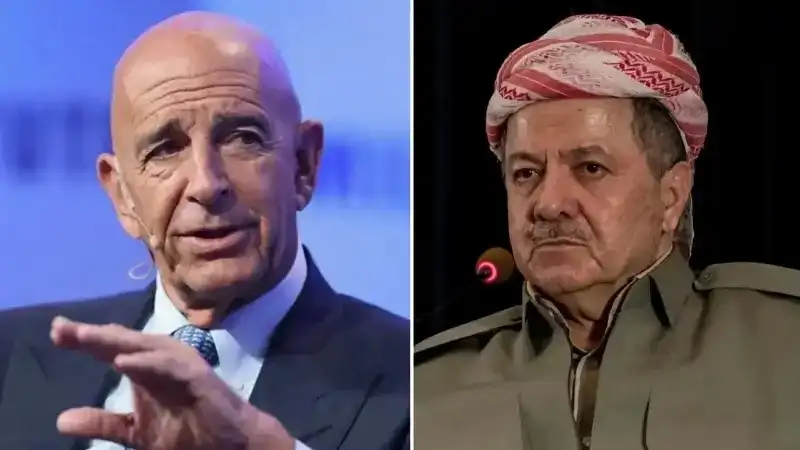 Mesud Barzani, Tom Barrack ile telefonda görüştü