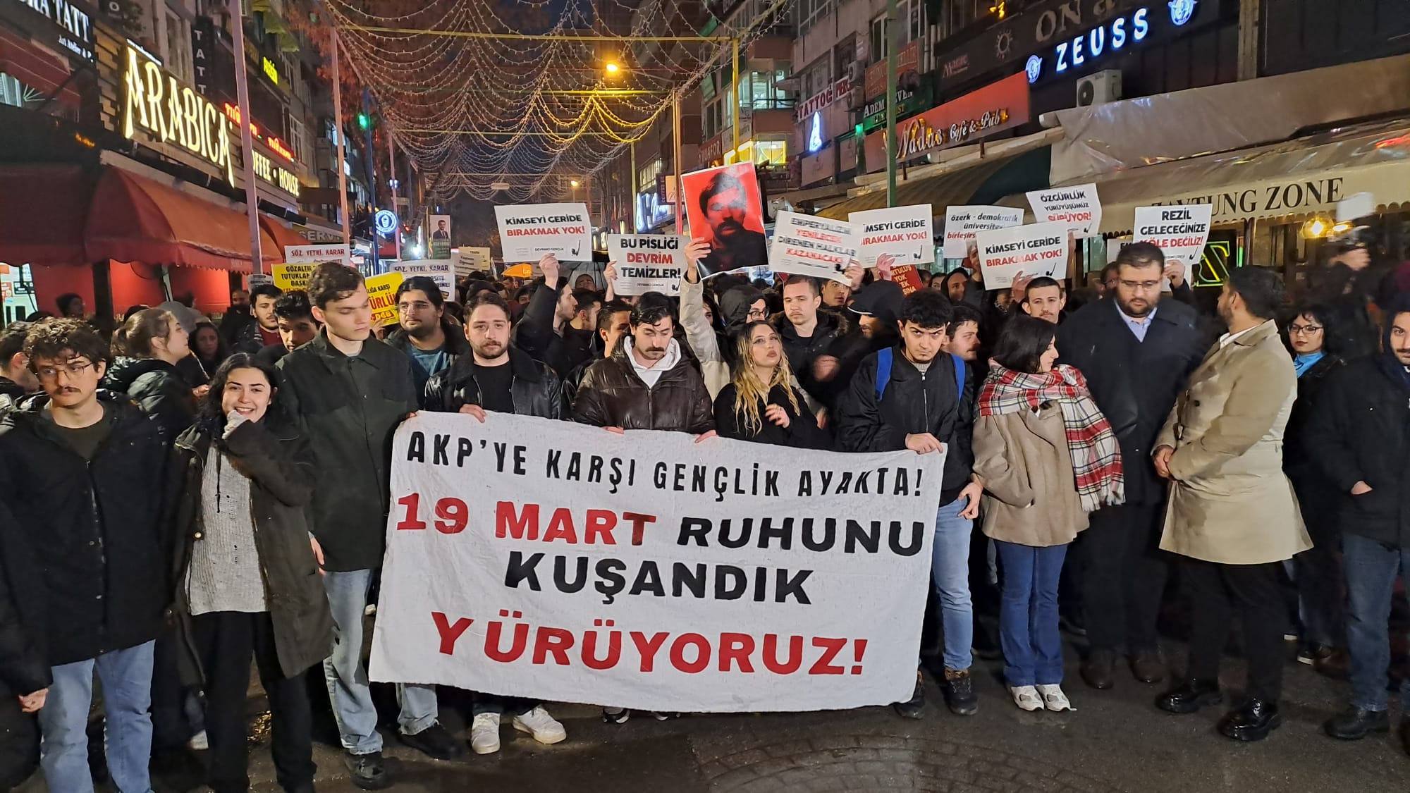 19 Mart’ın birinci yılı: Ankara’da üniversiteliler Yüksel Caddesi’ne yürüdü, basın açıklaması yaptı