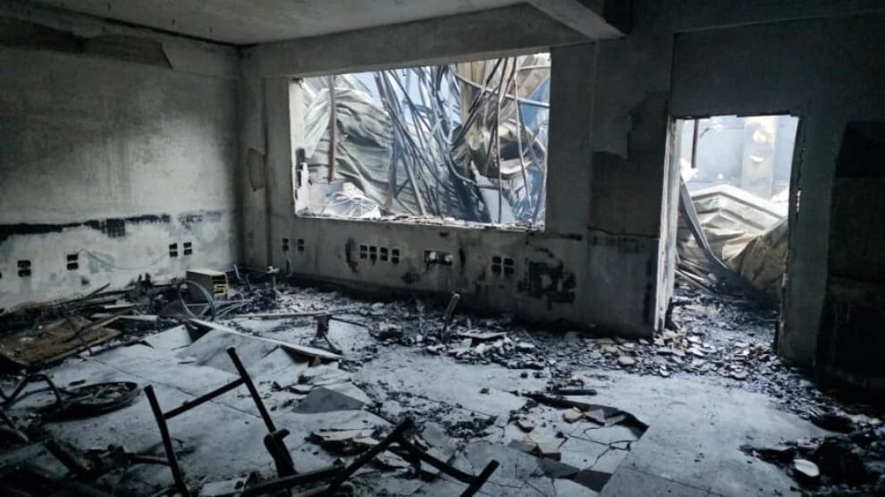 Ronahi TV binasında yangın