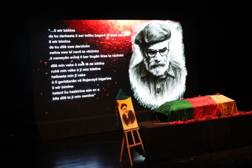 Kürt şair Ehmed Huseynî’nin cenazesi Rojava’ya uğurlandı