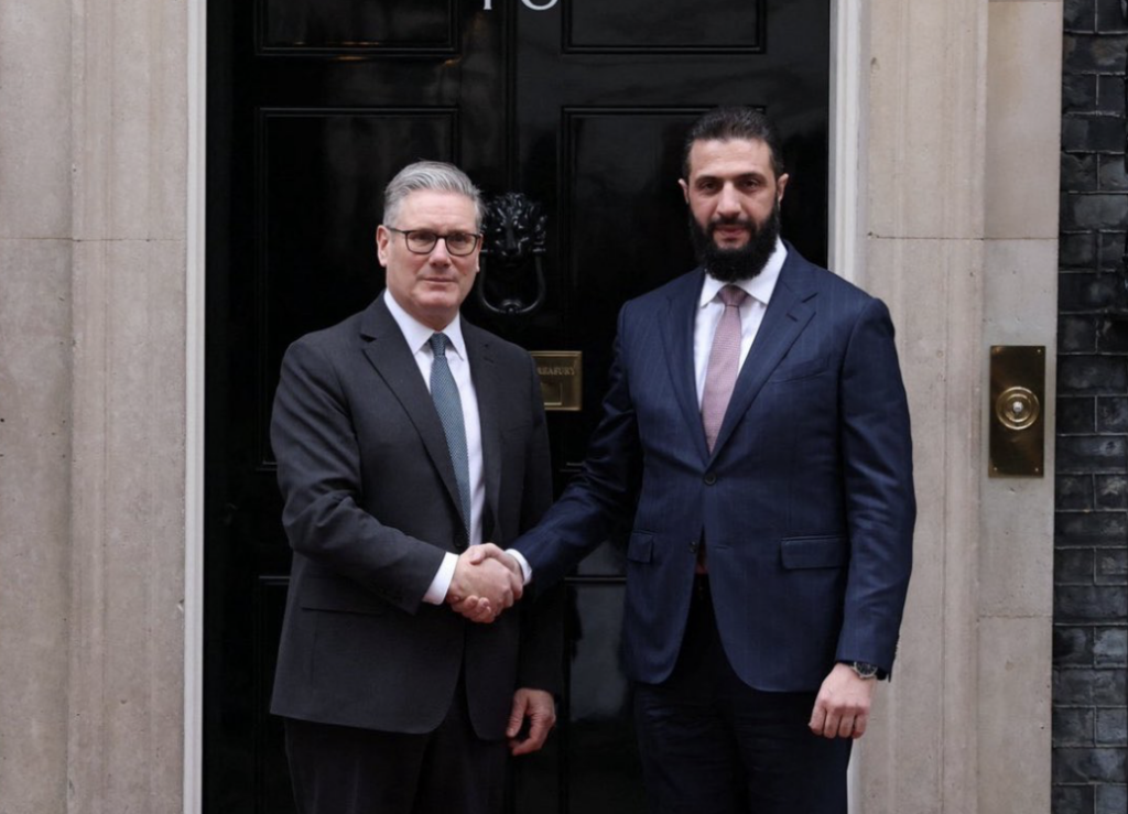 Şara, İngiltere Başbakanı Starmer’le bir araya geldi