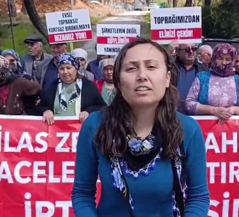 Akbelen Direnişçisi Esra Işık’ın tutuklanmasına tepki : Biz bitti demeden bitmez