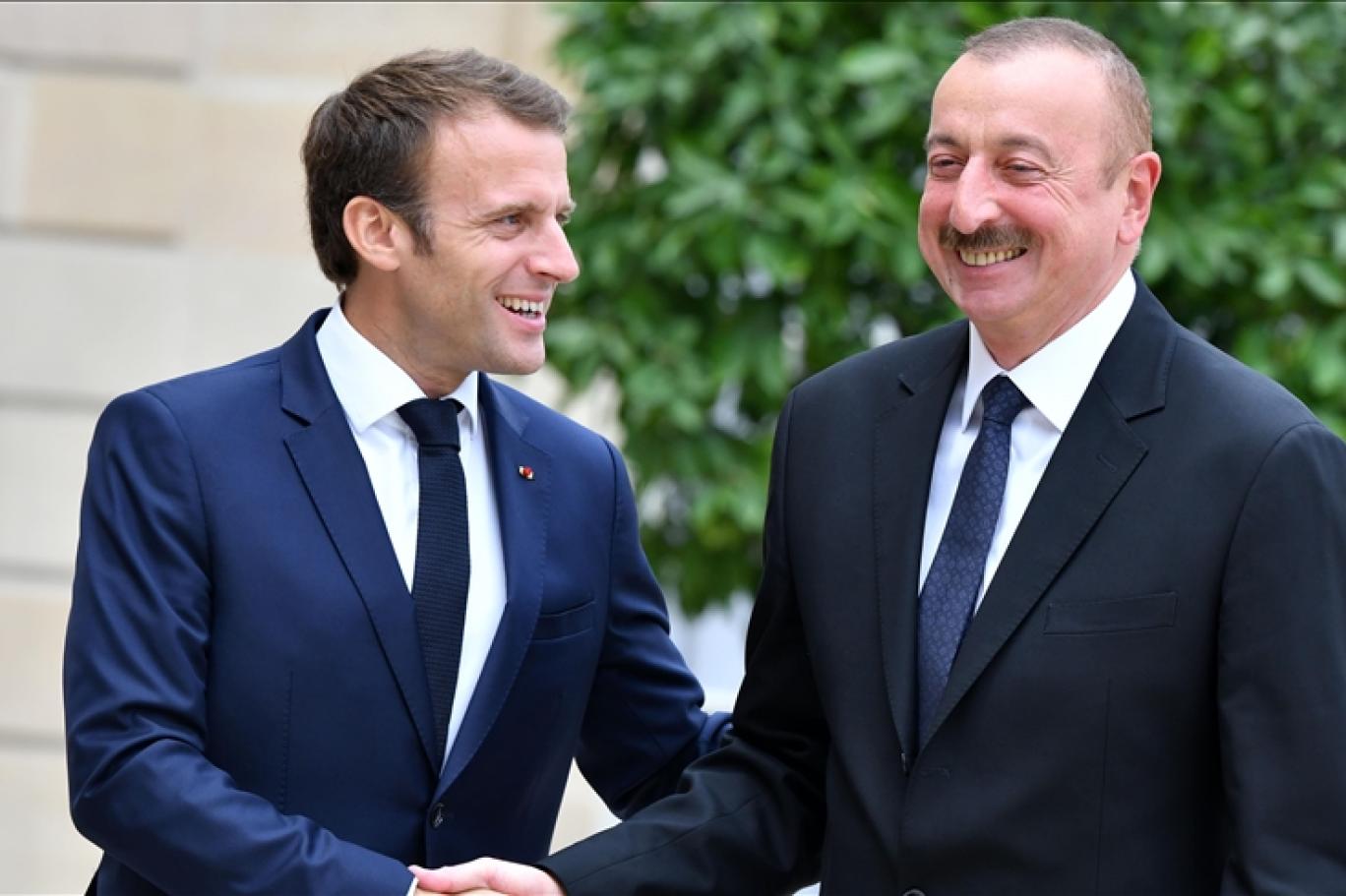 Aliyev ile Macron İran’ın Nahçıvan’a İHA saldırısını görüştü