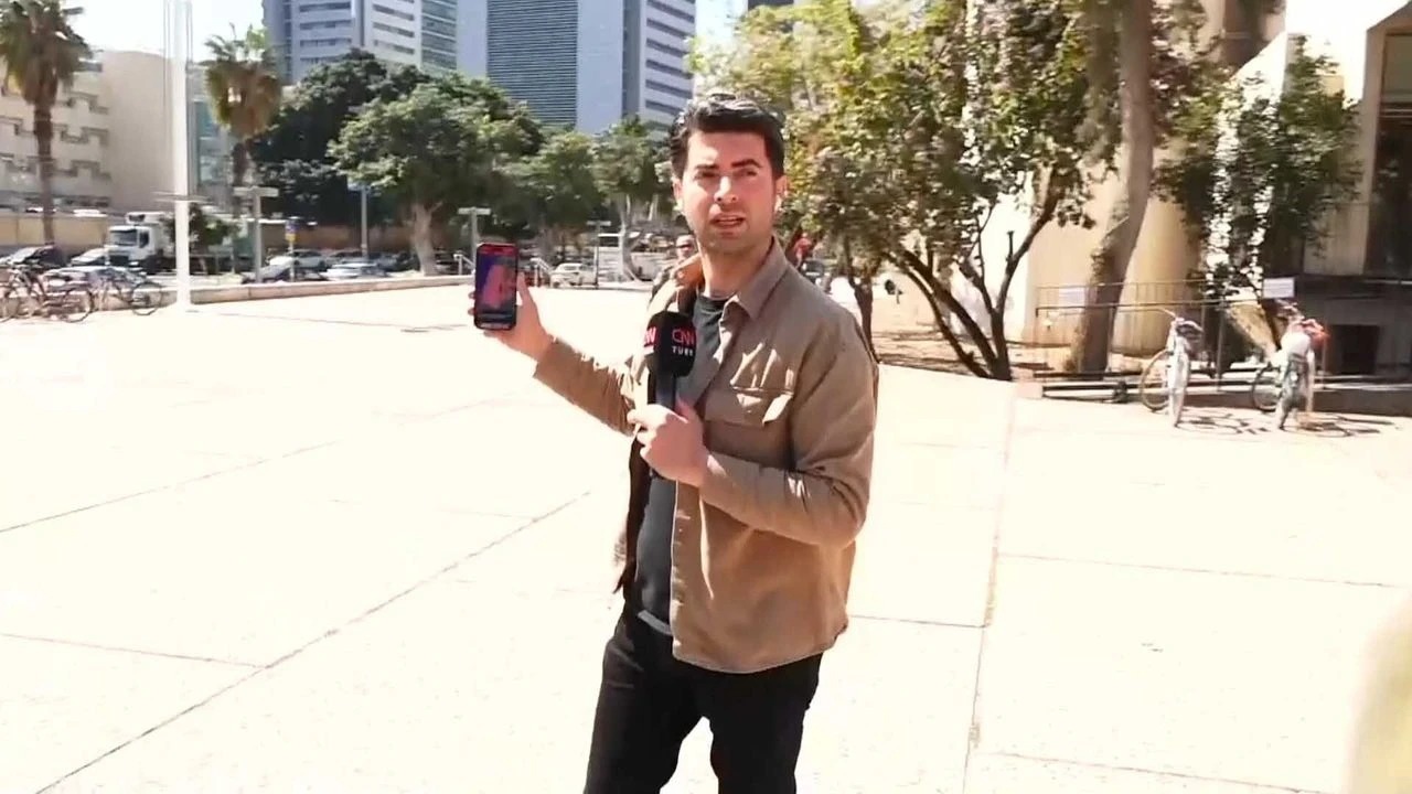 CNN Türk ekibi İsrail’de canlı yayında gözaltına alındı