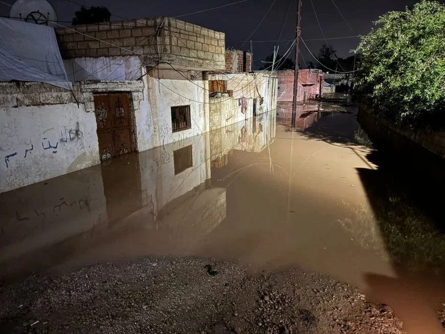Rojava’da şiddetli yağışlar nedeniyle 200 ev zarar gördü