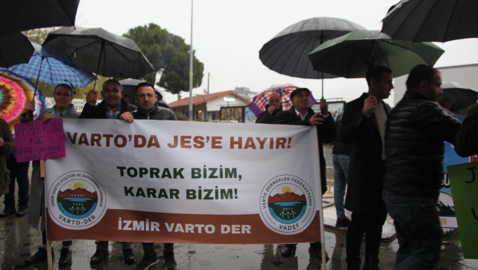 İzmir’de Varto’daki JES projesine protesto