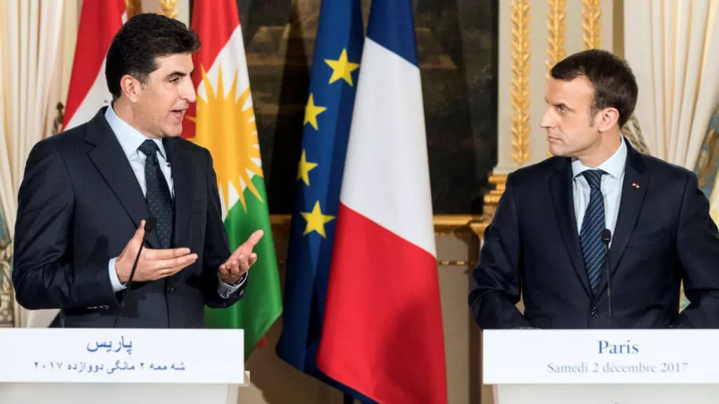 Neçirvan Barzani, Macron ile görüştü: Savaşın tırmanmasından endişeliyiz
