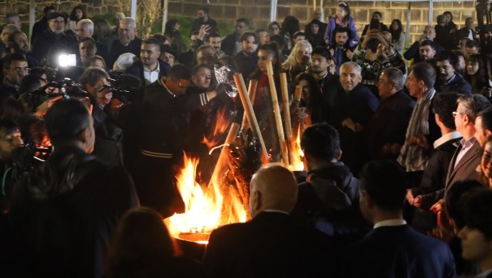 Newroz resepsiyonunda ulusal birlik vurgusu