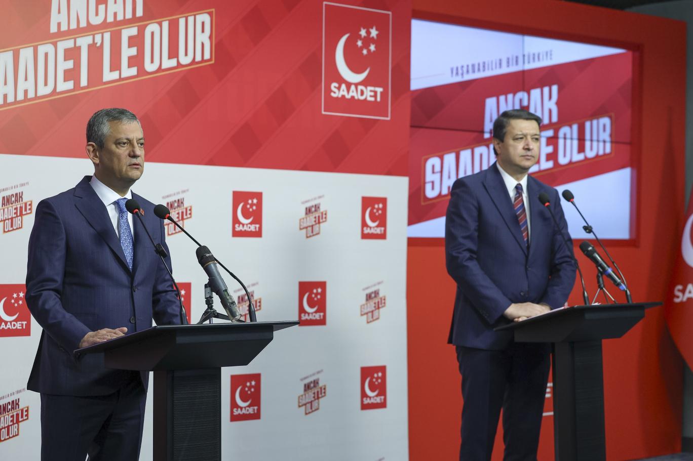 CHP-Saadet Partisi görüşmesi  | ‘Ara seçimle ilgili en önemli rol ve görev, Meclis Başkanı’na ait’
