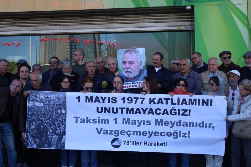 Kazancı Yokuşu’nda 1977 1 Mayıs’ı anması: ‘Bu meydandan vazgeçemeyiz’