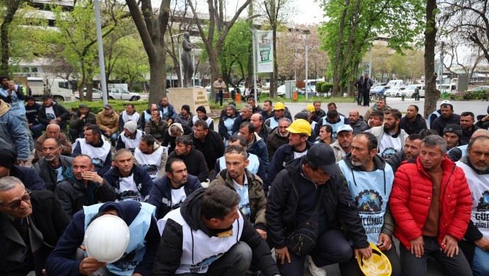 Doruk Madencilik işçilerinin açlık grevi sürüyor