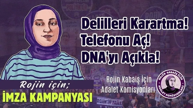 Rojin Kabaiş için imza kampanyası başlatıldı