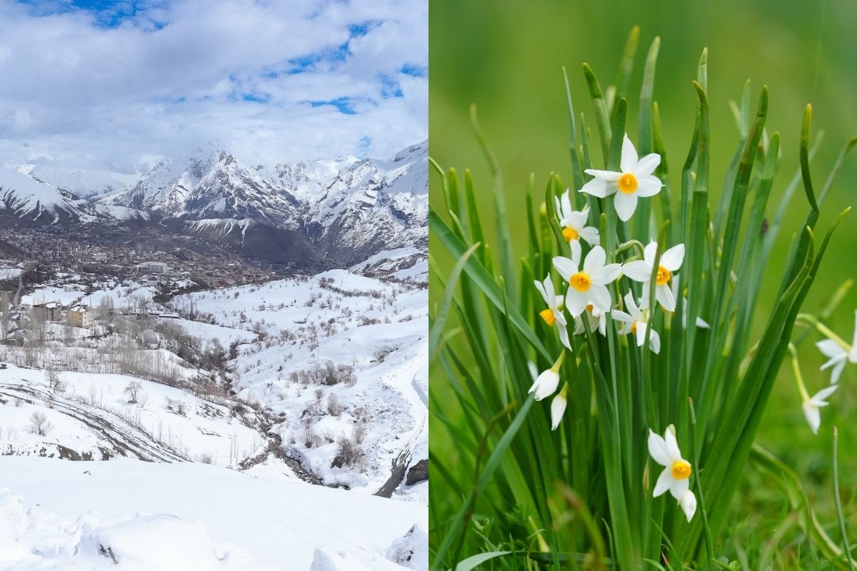 GALERİ: Aynı şehir, iki mevsim: Hakkari’de kış ve bahar mesaisi