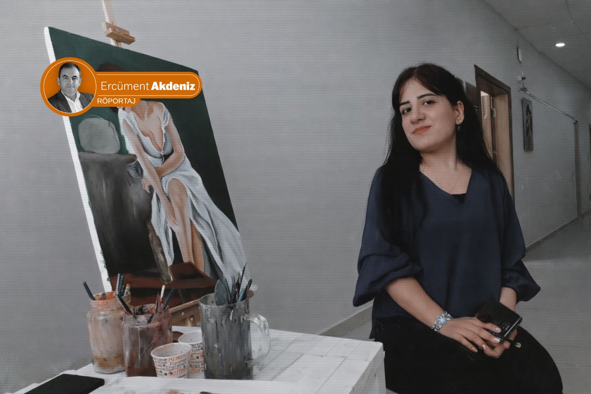 Serêkaniyêli ressam Dilvîn Ali: Kadının kuşlar gibi yükselebilme gücünü resimliyorum