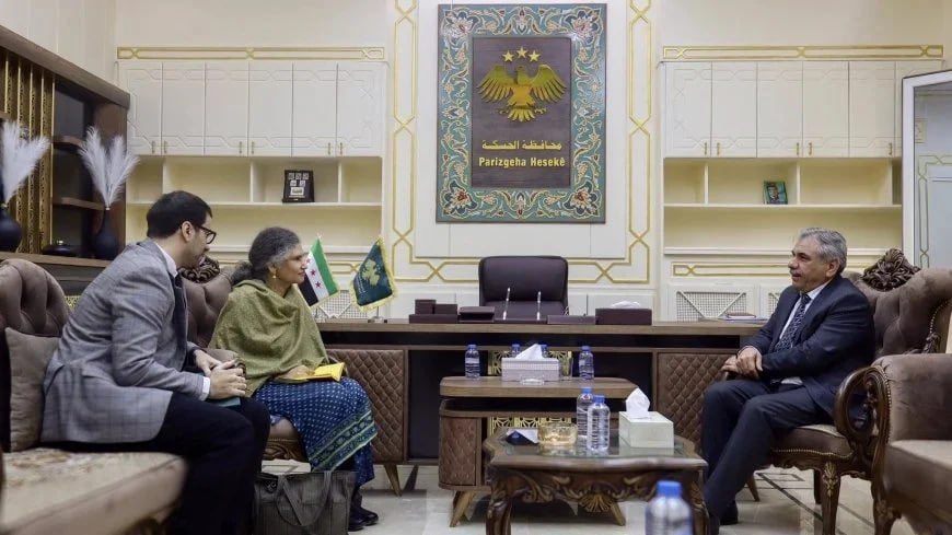 BM heyeti Haseke Valisi Ahmed’i ziyaret etti