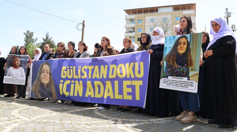 Gülistan Doku için adalet talebi: Birçok merkezde adliye önünde açıklama yapıldı