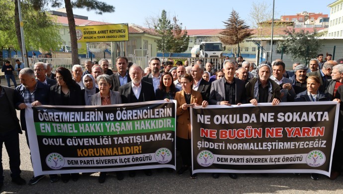DEM Parti heyeti Siverek’te: Şiddet dili ve zihniyeti uyarısı