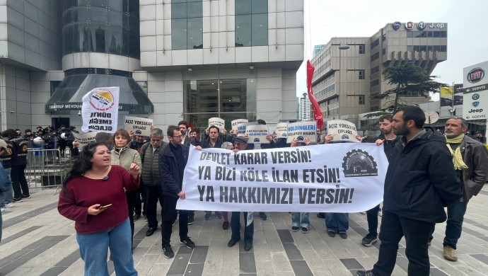Ankara’da gözaltına alınan Doruk Madencilik işçilerine İstanbul’dan destek