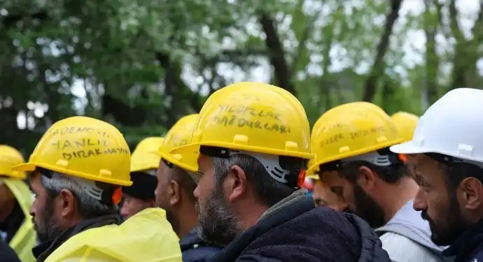 Madenciler 9 gündür Ankara’da direnişte: ‘Eylemimiz ve müzakerelerimiz devam ediyor’