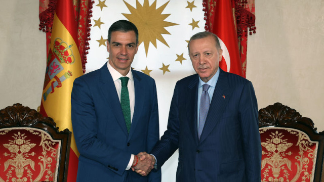 Cumhurbaşkanı Erdoğan, İspanya Başbakanı Sanchez ile görüştü