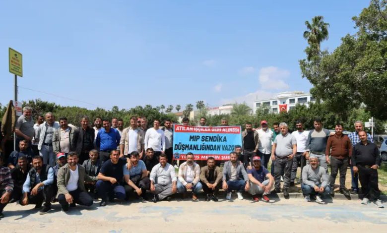 Mersin Limanı’nda işten çıkarılan işçilerin eylemi 118’inci gününde