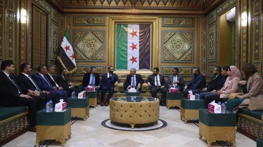 Haseke Valisi Ahmed, Halk Konseyi Seçimleri Yüksek Komitesi ile görüştü