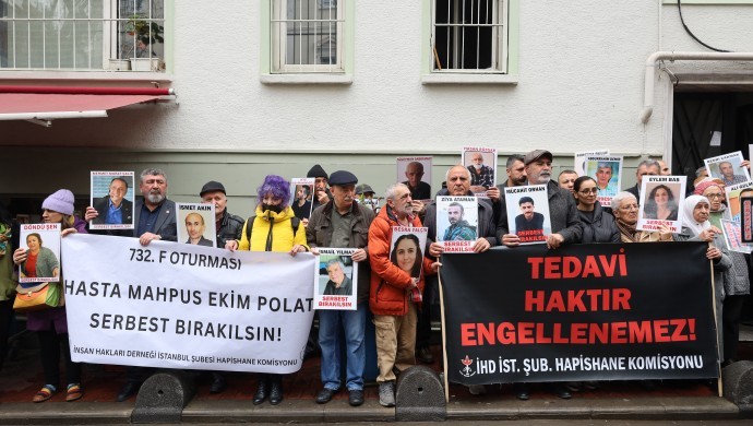 Hasta mahpuslar için üç kentte basın açıklamaları