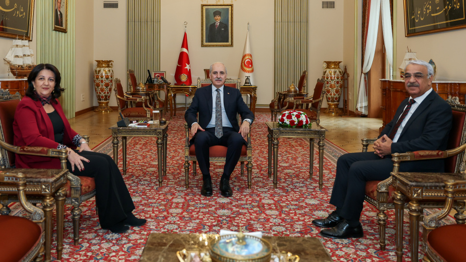 Numan Kurtulmuş, İmralı Heyeti’ni kabul etti