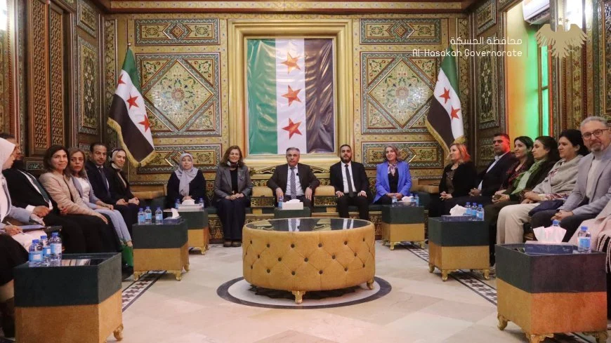 Haseke Valisi, Geçici Hükümetin Sosyal İşler Bakanını kabul etti