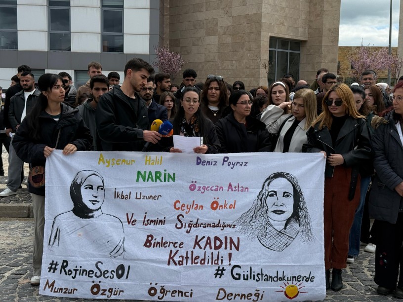 Munzur Üniversitesi öğrencilerinden eylem: ‘Gülistan nerede?’