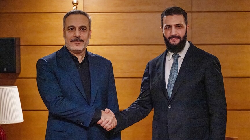 Fidan, Suriye geçici hükümet başkanı Şara ile Antalya’da görüştü