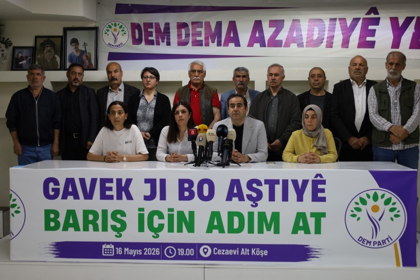 DEM Parti barış için yürüyüş düzenlenecek